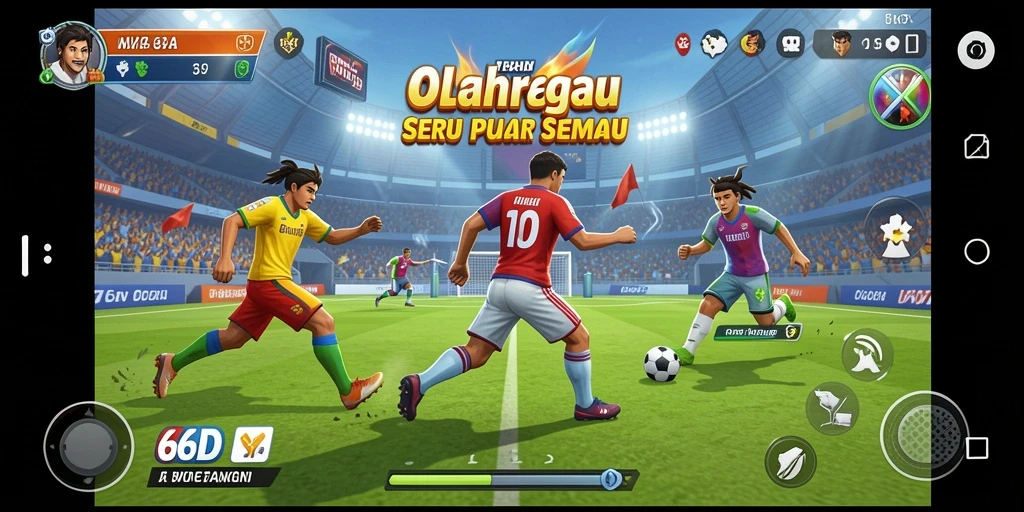 Gameplay seru dan kompetitif di 66D.