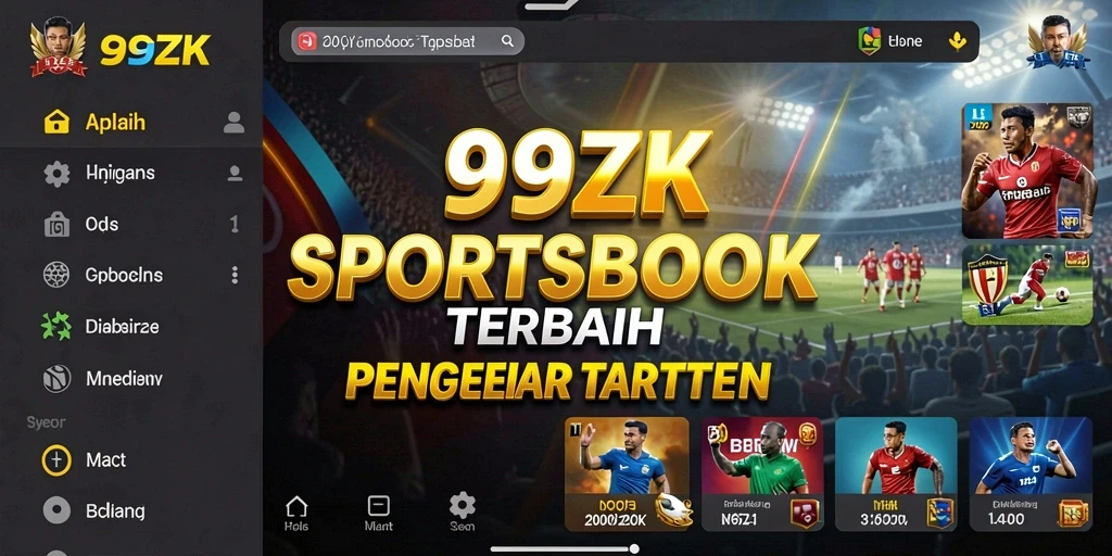 Screenshot gameplay Sportsbook dengan tampilan taruhan yang menarik.