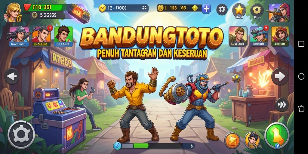 Tangkapan layar gameplay <strong>BANDUNGTOTO</strong> dengan grafik yang colorful dan tampak seru.