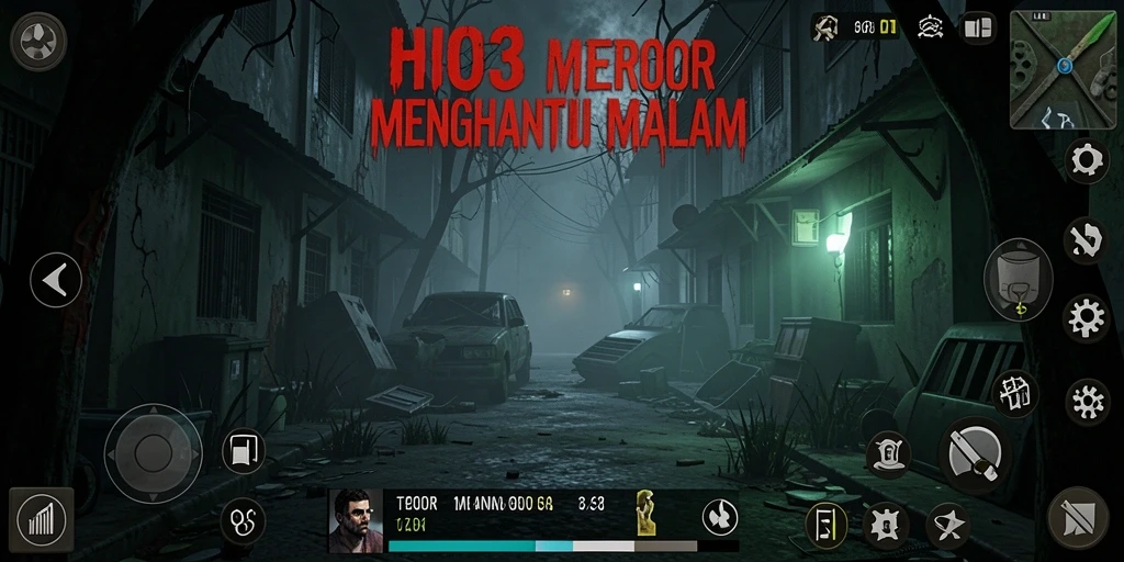 Gameplay HO3 yang menegangkan dan menyeramkan terlihat jelas dalam tampilan ini.
