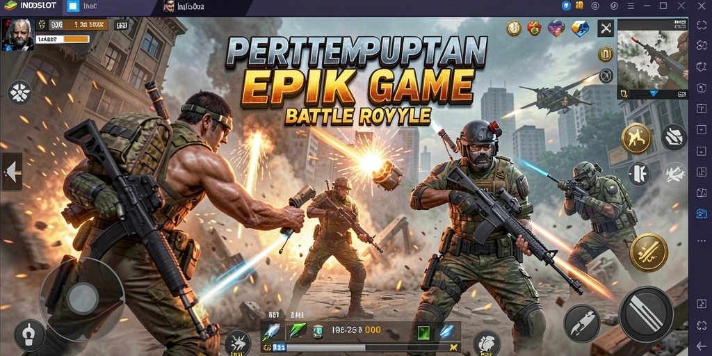 Tangkap momen seru dalam gameplay Battle Royale yang intens.