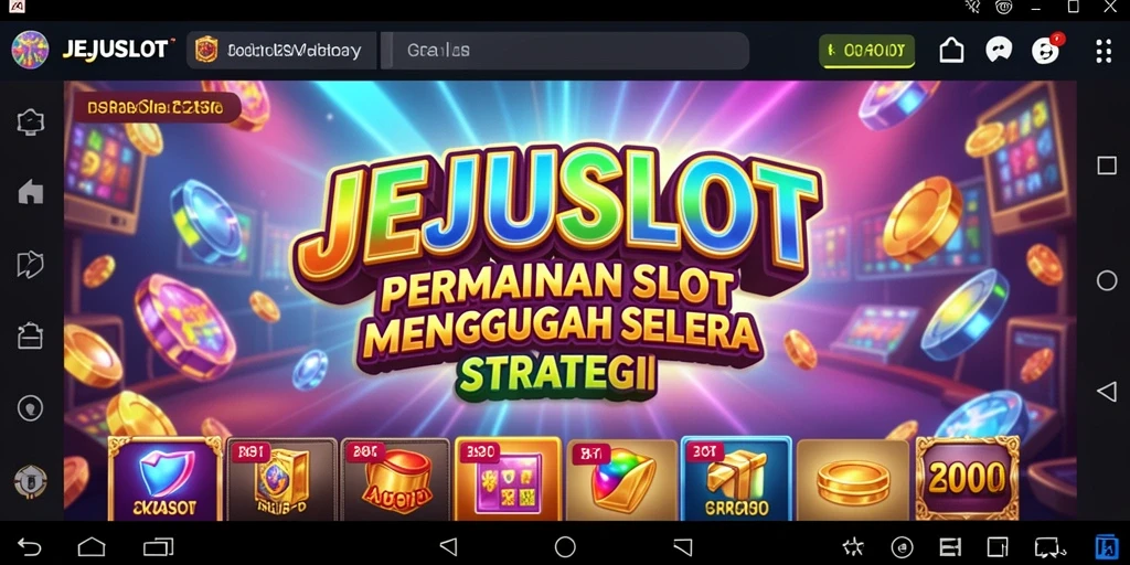 Tangkapan layar utama gameplay <strong>JEJUSLOT</strong> menampilkan grafis yang memukau dan gameplay yang dinamis.