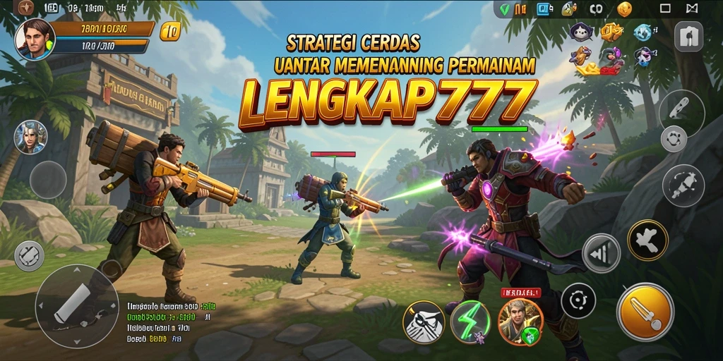 Tampilan menarik gameplay LENGKAP777 yang mendebarkan.
