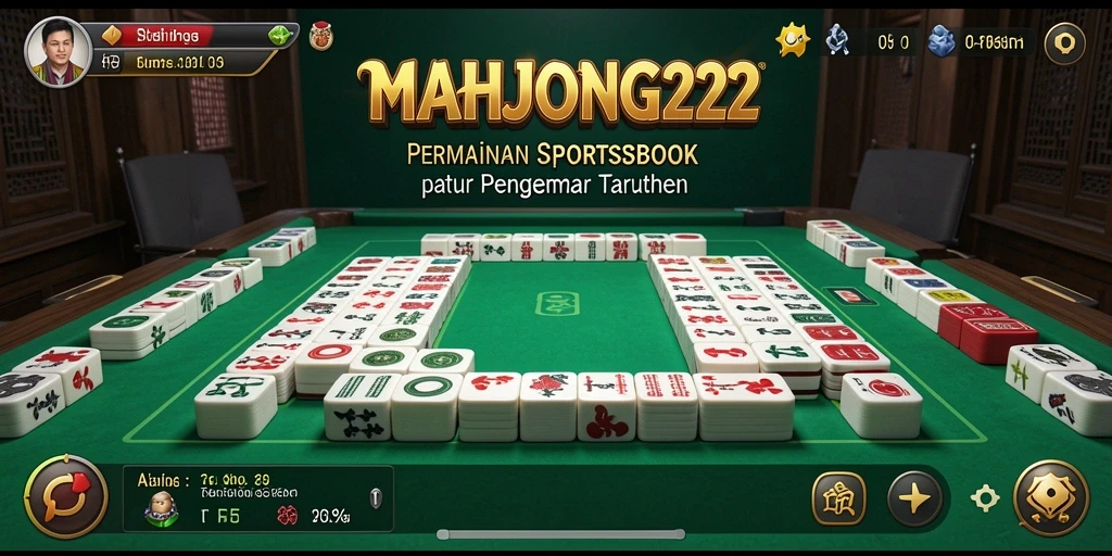 Tampilan gameplay MAHJONG222 yang menarik dan interaktif dalam taruhan olahraga.
