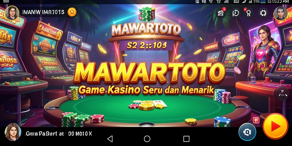 Tampilan gameplay menarik dari MAWARTOTO dengan fitur Kasino.