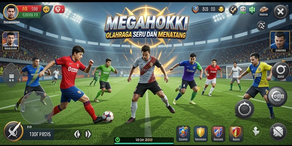 Gameplay menakjubkan dengan aksi olahraga yang mendebarkan