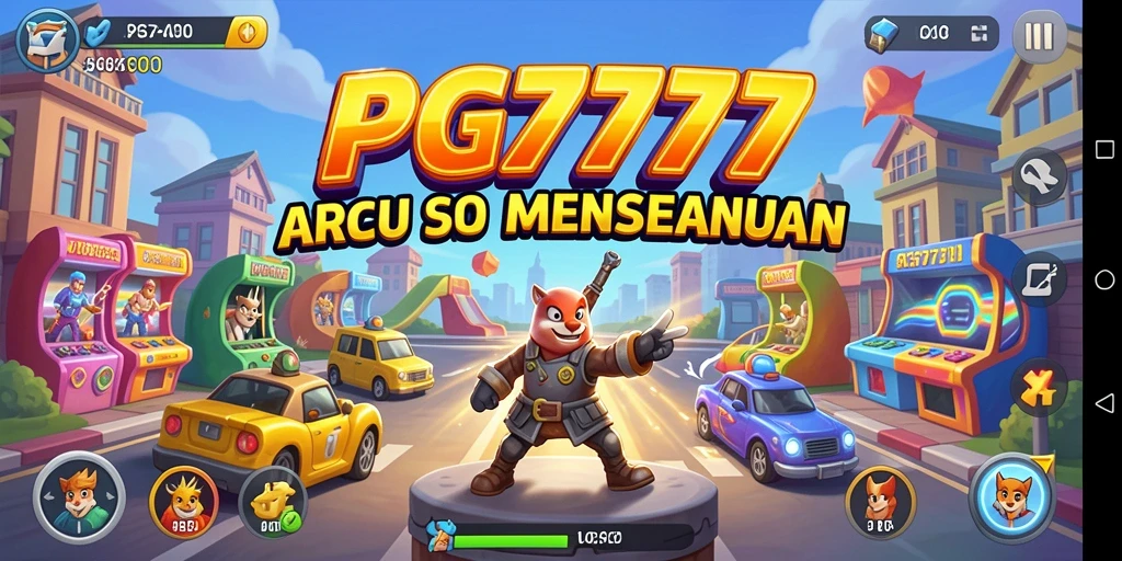 Tampilan gameplay PG777 yang seru dan penuh warna.