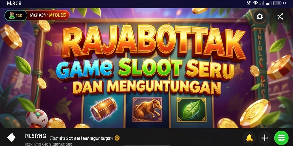 Screenshot gameplay RAJABOTAK yang menarik dan penuh aksi.
