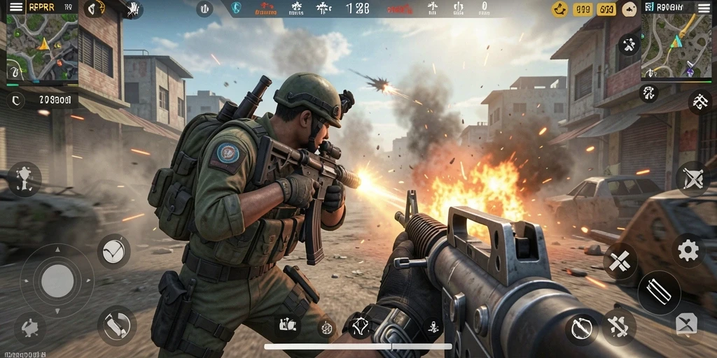 Tampilan gameplay RPRR yang menegangkan dan mendebarkan.