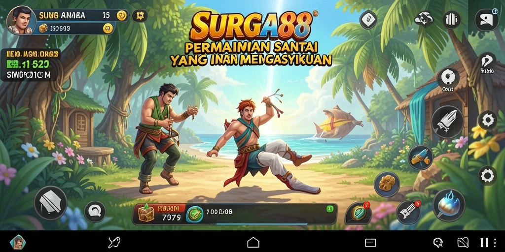 Gameplay SURGA88 yang penuh warna dan seru.