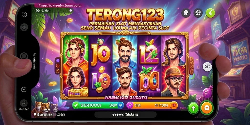 Tangkapan layar gameplay TERONG123 menampilkan keseruan bermain Slot yang mendebarkan.